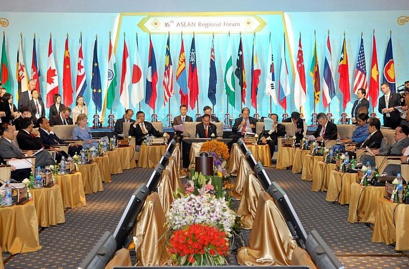 Diễn đàn Khu vực ASEAN (ARF) lần thứ 16 tại Phuket (Thái Lan), ngày 23/7/2009. (Ảnh: Nhan Sáng/TTXVN)