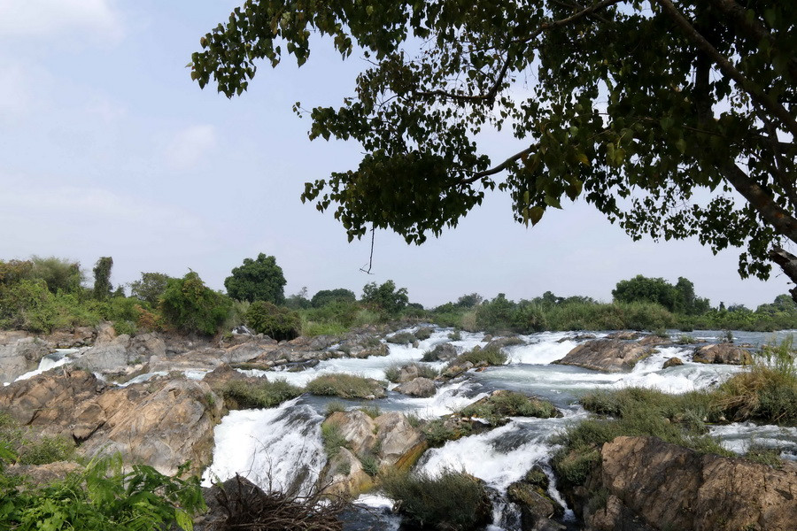 Một góc phía của đỉnh thác Somphamit. (Ảnh: Phạm Kiên/Vietnam+)