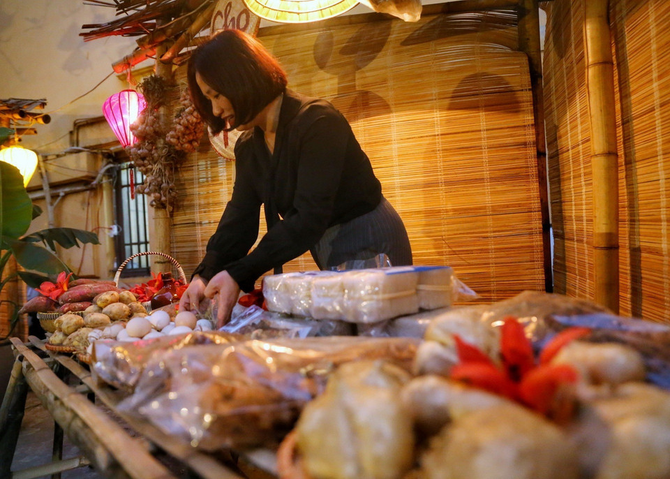 Các gian hàng tại chương trình. (Ảnh: Tuấn Đức/TTXVN)