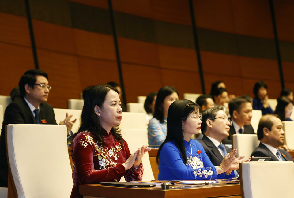 Các đại biểu tại phiên khai mạc. (Ảnh: Thống Nhất/TTXVN)