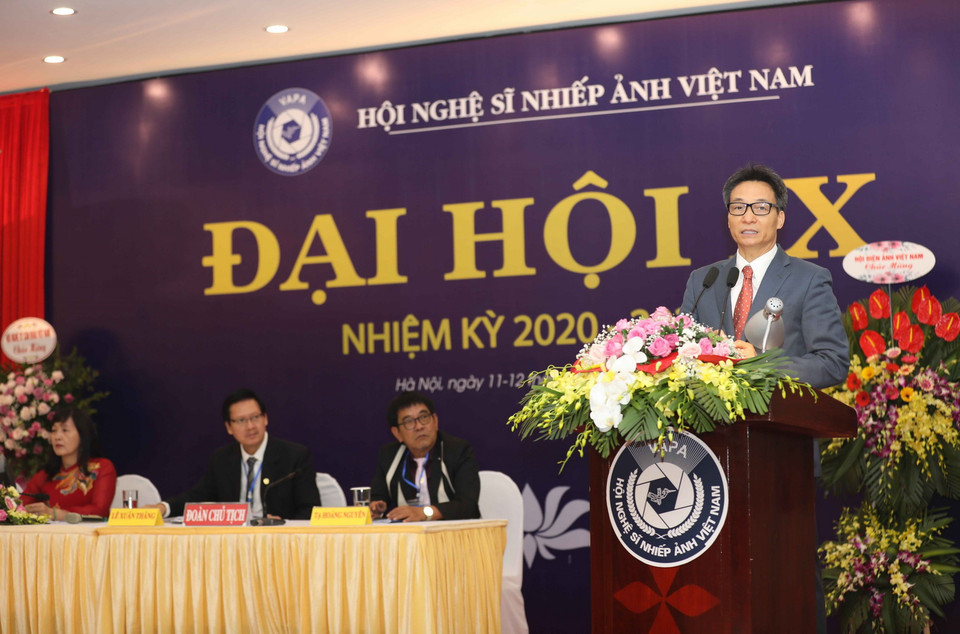 Phó Thủ tướng Chính phủ Vũ Đức Đam phát biểu chỉ đạo đại hội. (Ảnh: Thanh Tùng/TTXVN)