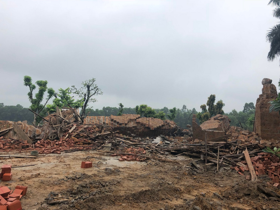 Sân vườn 35x47m, với tổng diện tích là 1.645m2.