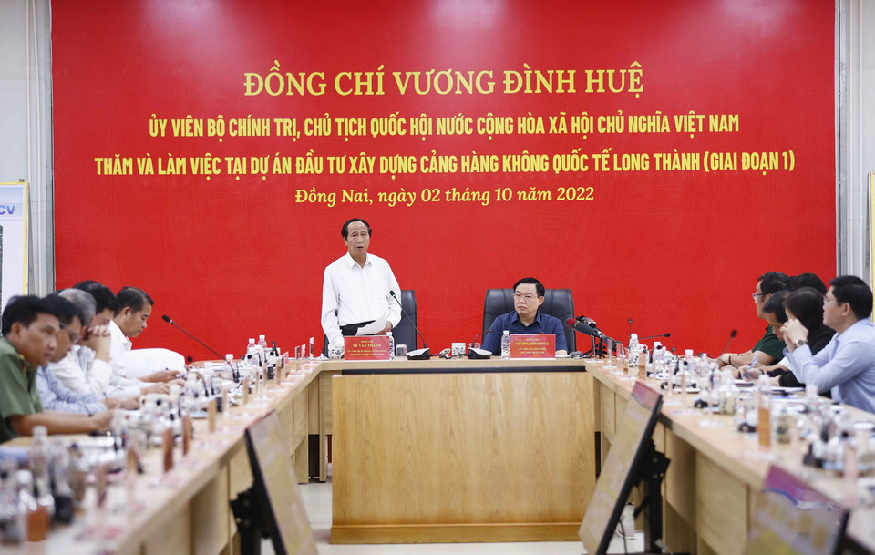 Phó Thủ tướng Chính phủ Lê Văn Thành phát biểu. (Ảnh: Doãn Tấn/TTXVN)