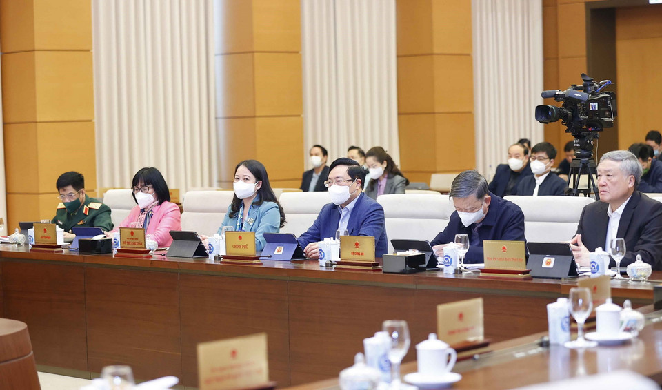 Các đại biểu dự phiên họp. (Ảnh: Doãn Tấn/TTXVN)