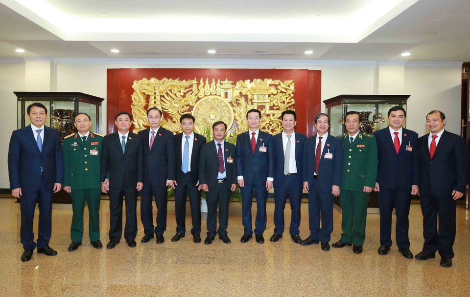 Các đại biểu dự Hội nghị lần thứ nhất Ban Chấp hành Trung ương Đảng khóa XIII. (Ảnh: TTXVN)