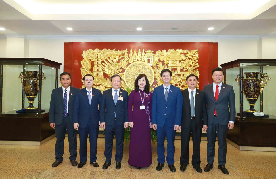 Các đại biểu dự Hội nghị lần thứ nhất Ban Chấp hành Trung ương Đảng khóa XIII. (Ảnh: TTXVN)