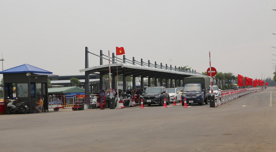 Bến phà Đồng Bài (huyện Cát Hải, Hải Phòng). (Ảnh: Minh Thu/TTXVN)