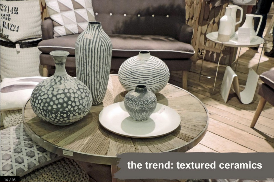 Gốm sứ đang bùng nổ trong mọi nhà như một điểm nhấn đại diện cho màu sắc, kết cấu và kích thước. (Ảnh: UMA/Vietnam+) 