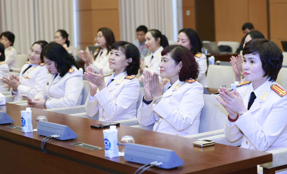 Đại biểu dự gặp mặt. (Ảnh: Doãn Tấn/TTXVN)