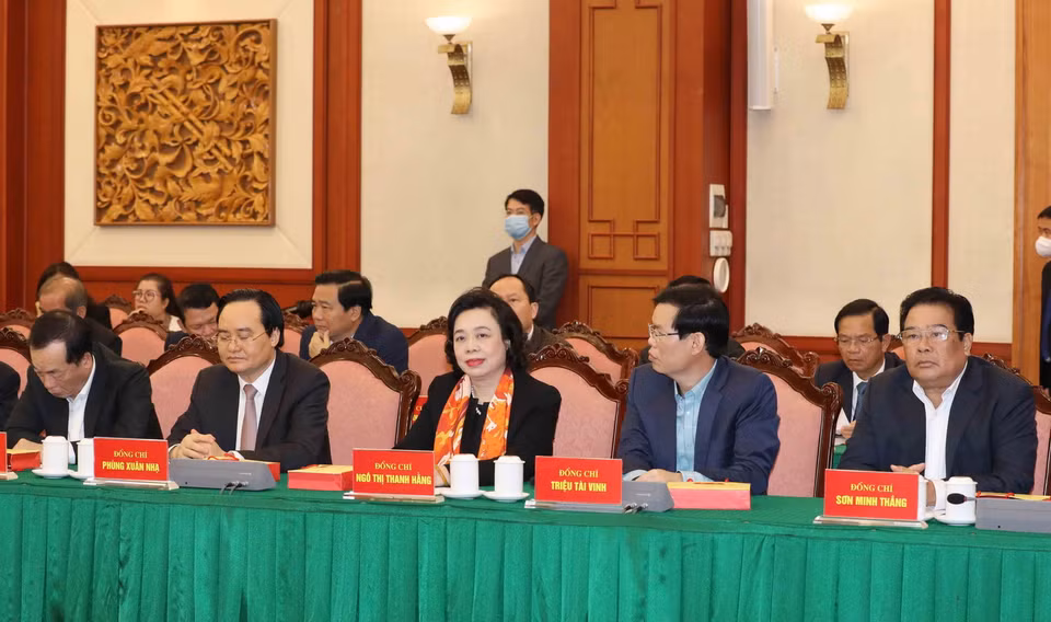 Đại biểu dự buổi gặp mặt. (Ảnh: Phương Hoa/TTXVN)