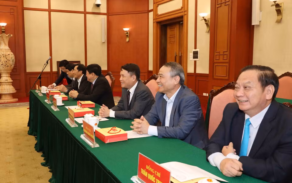Đại biểu dự buổi gặp mặt. (Ảnh: Phương Hoa/TTXVN)