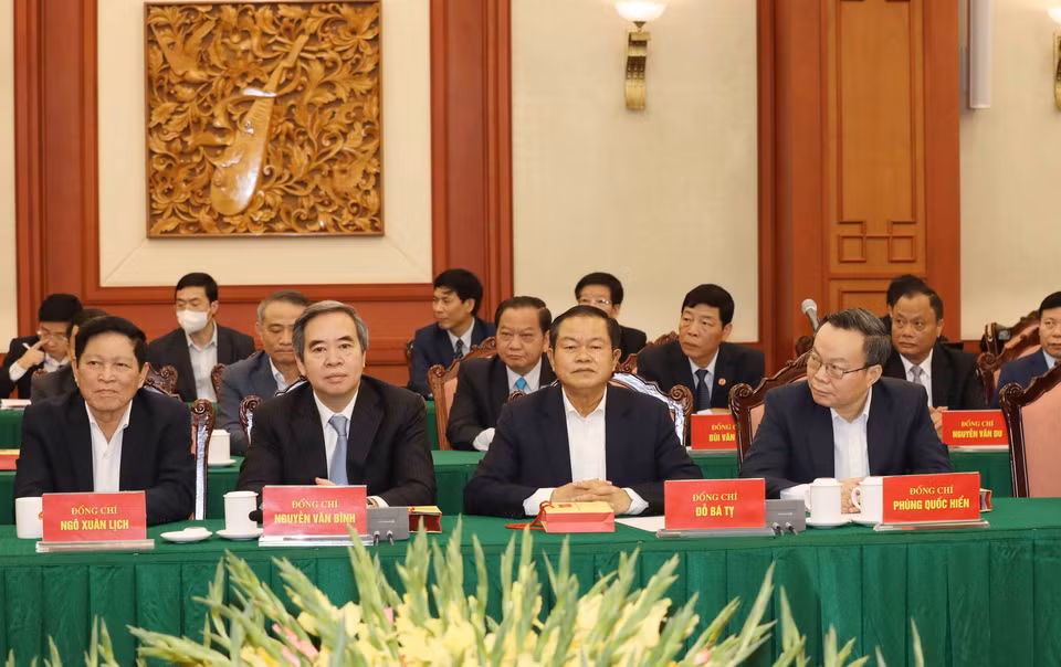 Đại biểu dự buổi gặp mặt. (Ảnh: Phương Hoa/TTXVN)