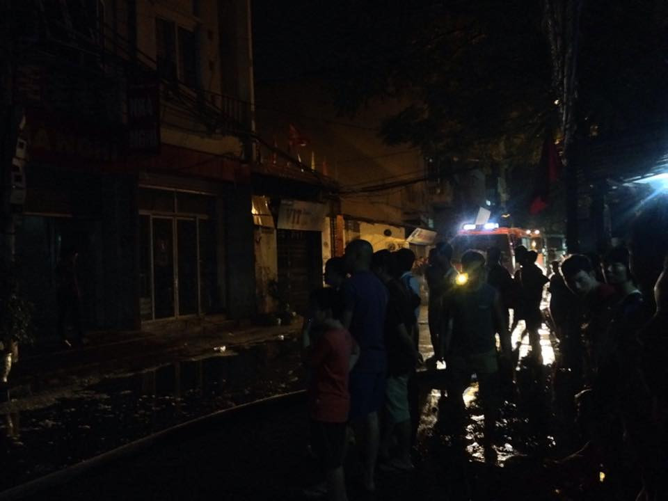 Toàn bộ điện khu vực trên đã bị cắt. (Nguồn: Vietnam+)