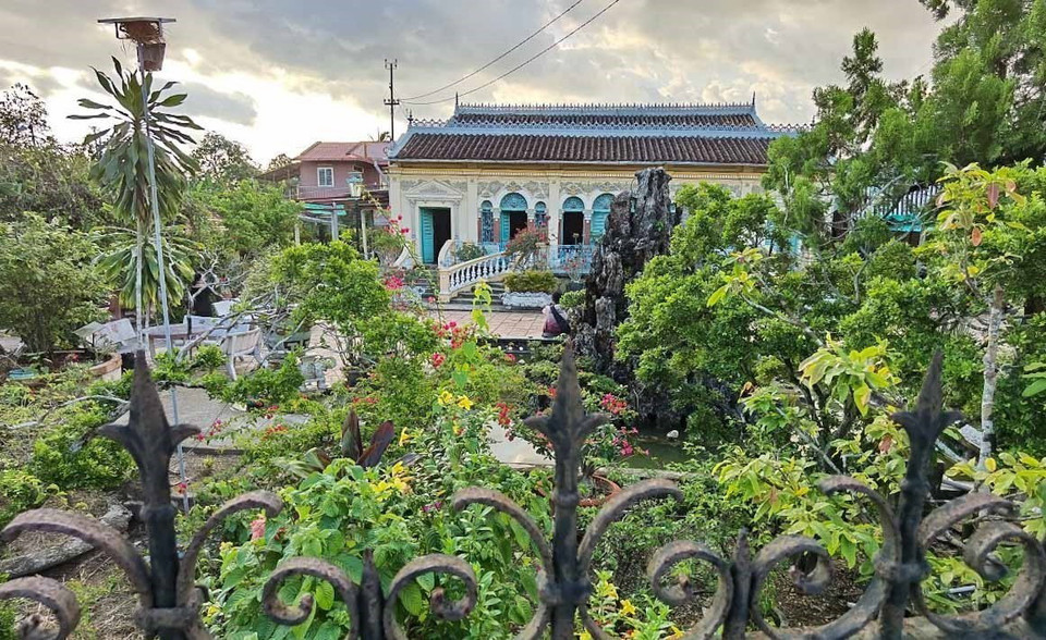 Nhà cổ Bình Thủy, hay còn gọi là Nhà thờ họ Dương nằm tọa lạc tại số 142-144, đường Bùi Hữu Nghĩa, phường Bình Thủy, quận Bình Thủy, thành phố Cần Thơ. (Ảnh: Thanh Tùng/TTXVN)