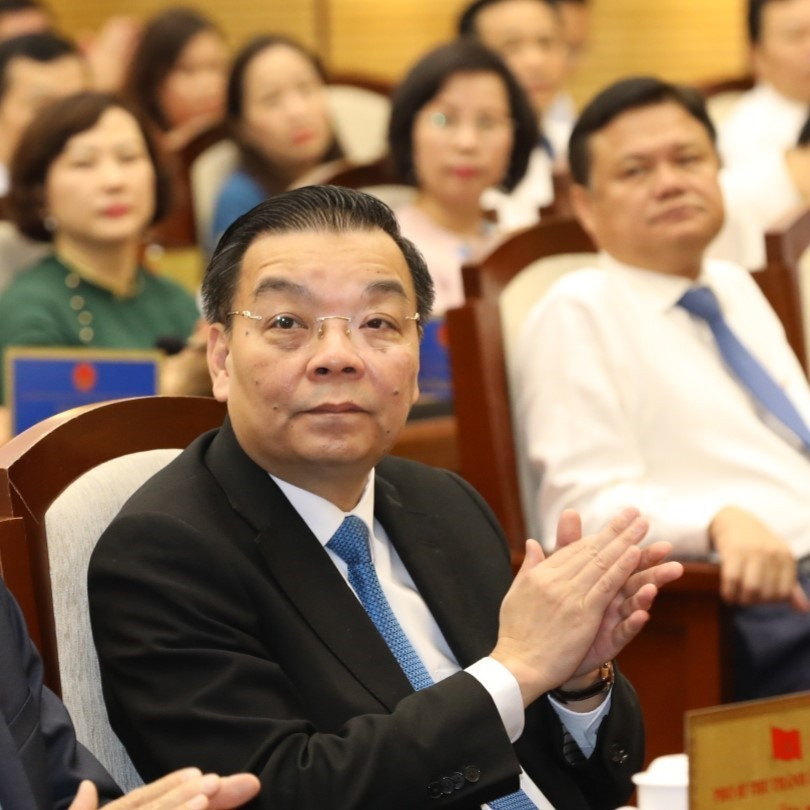 Phó Bí thư Thành ủy Hà Nội Chu Ngọc Anh tại kỳ họp. (Ảnh: Văn Điệp/TTXVN)