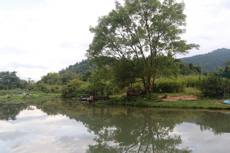  Một khúc của của sông Giăng, tỉnh Nghệ An. (Ảnh: Nguyễn Văn Nhật/TTXVN)