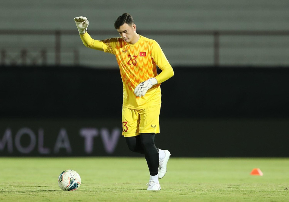 Thủ môn Đặng Văn Lâm. (Ảnh: Hoàng Linh/TTXVN)