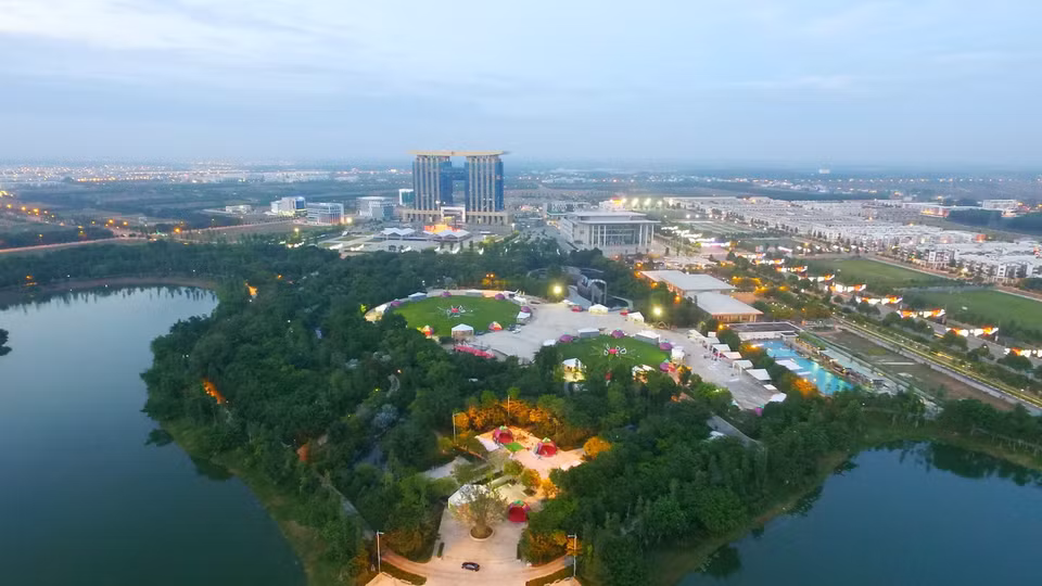 Thành phố mới Bình Dương. (Ảnh: Huyền Trang/TTXVN)