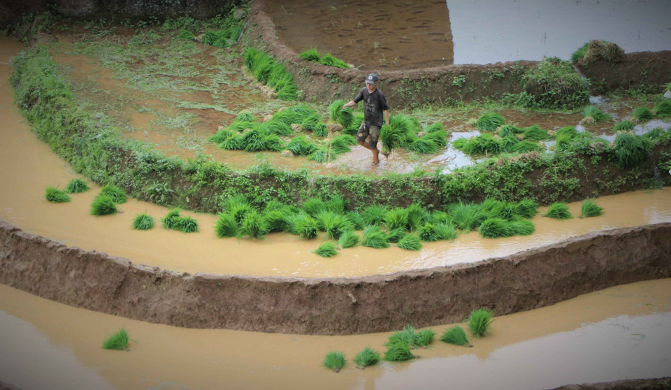 Xã Khun Há có 93% đồng bào dân tộc Mông sinh sống. (Ảnh: Nguyễn Oanh/TTXVN)