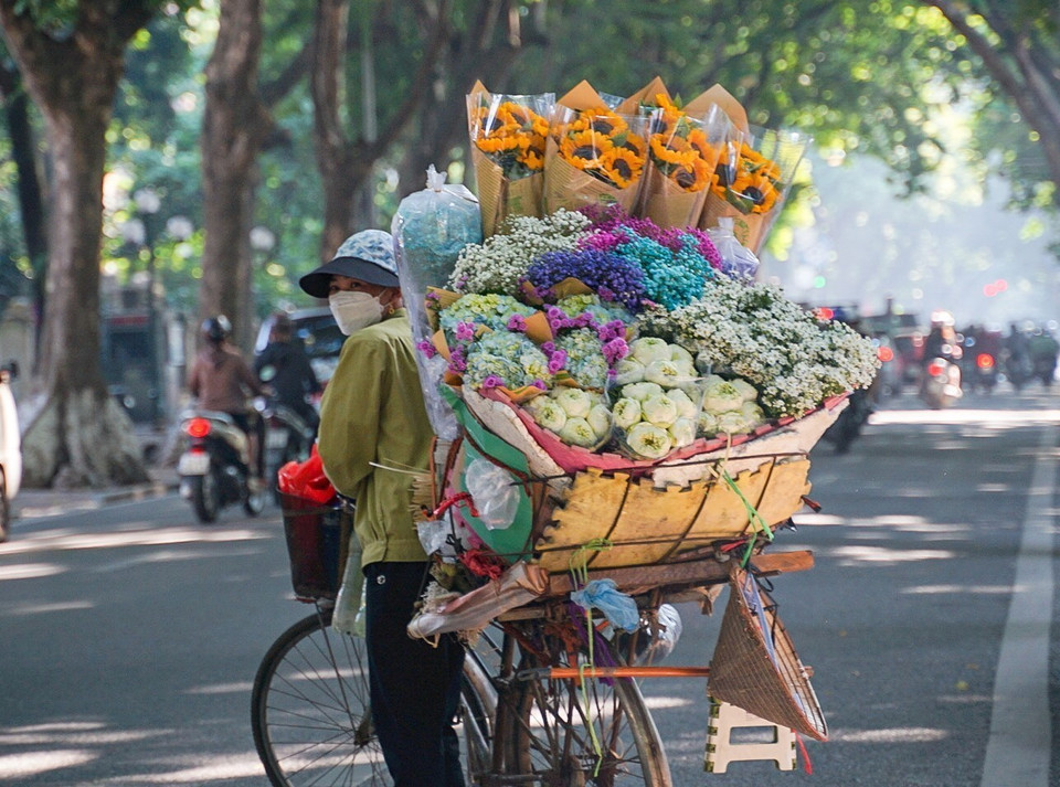Người bán thường là phụ nữ trung niên. (Ảnh: Khánh Hoà/TTXVN)
