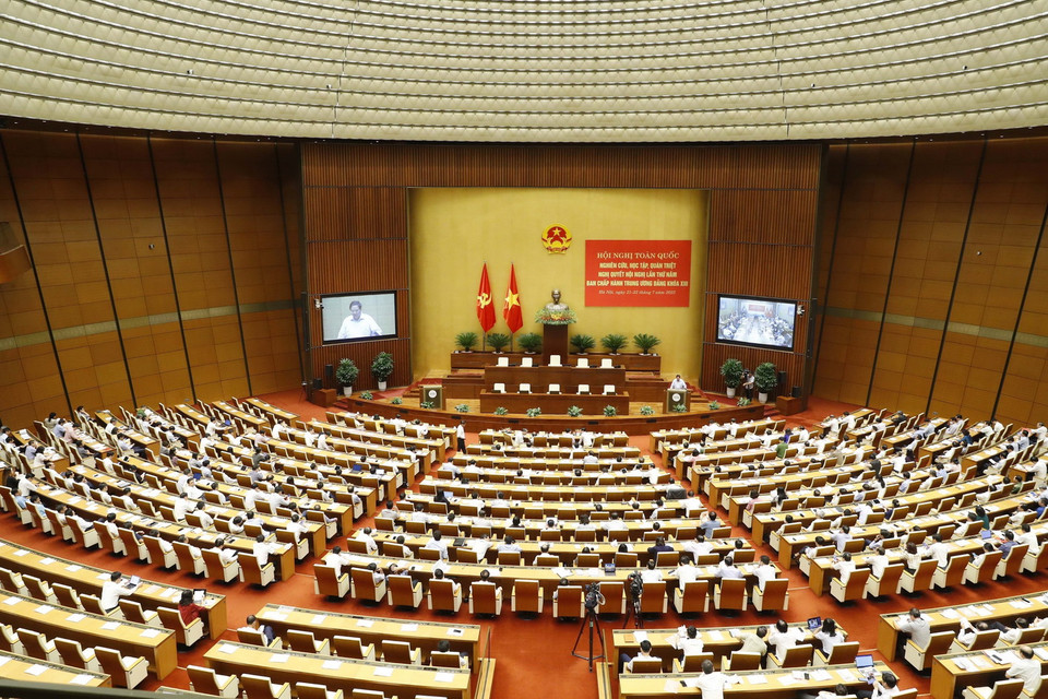 Quang cảnh hội nghị. (Ảnh: Phương Hoa/TTXVN)