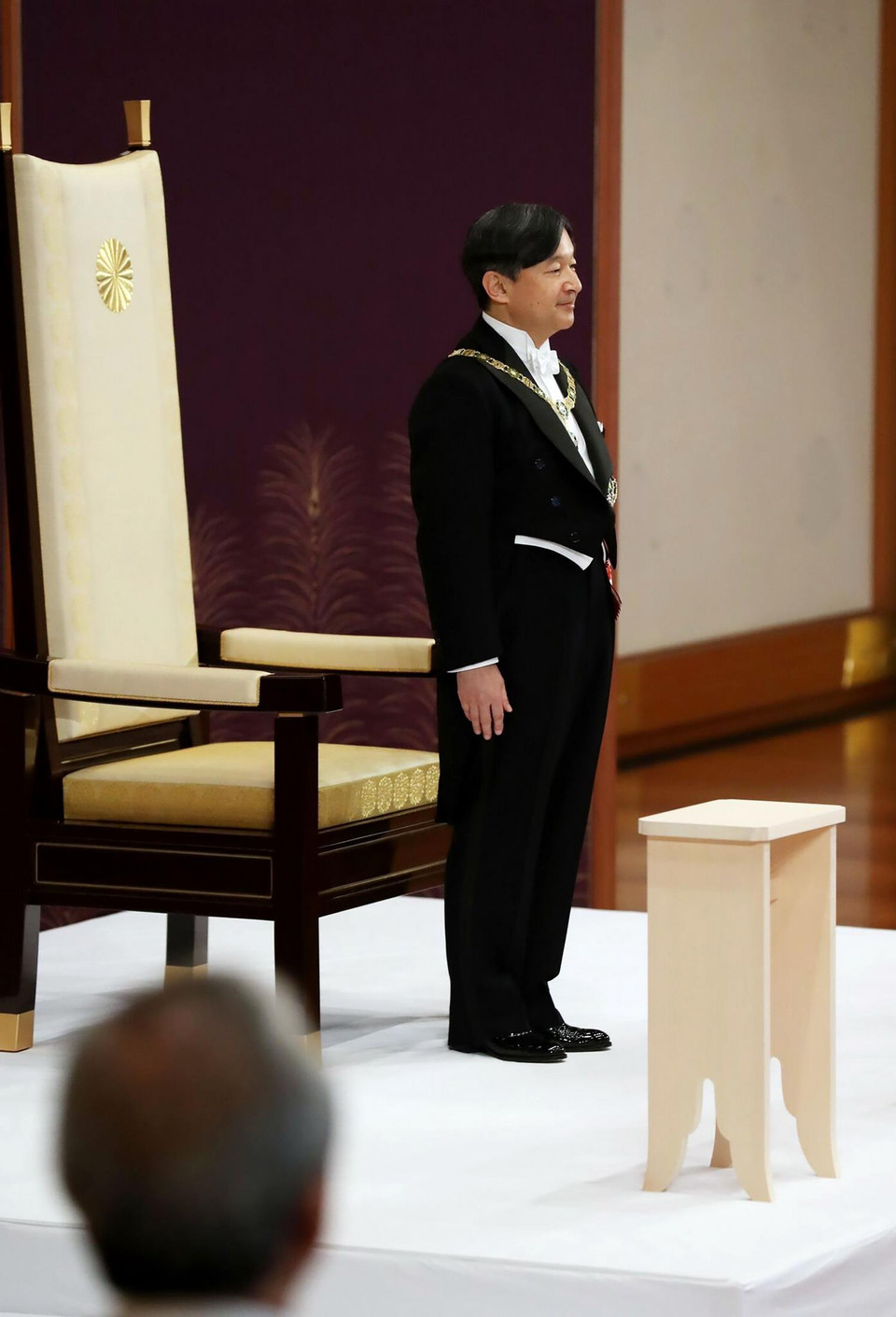 Hoàng Thái tử Naruhito tại lễ lên ngôi Hoàng đế ở Tokyo, Nhật Bản ngày 1/5. (Nguồn: AFP/TTXVN)