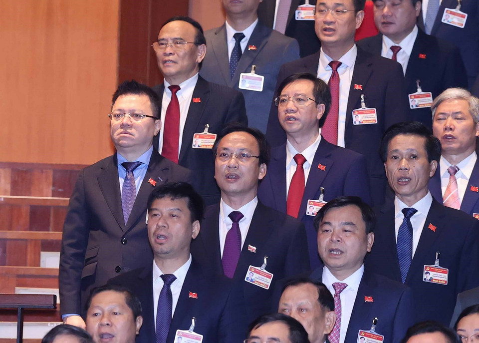 Đại biểu dự phiên khai mạc Đại hội. (Ảnh: TTXVN)