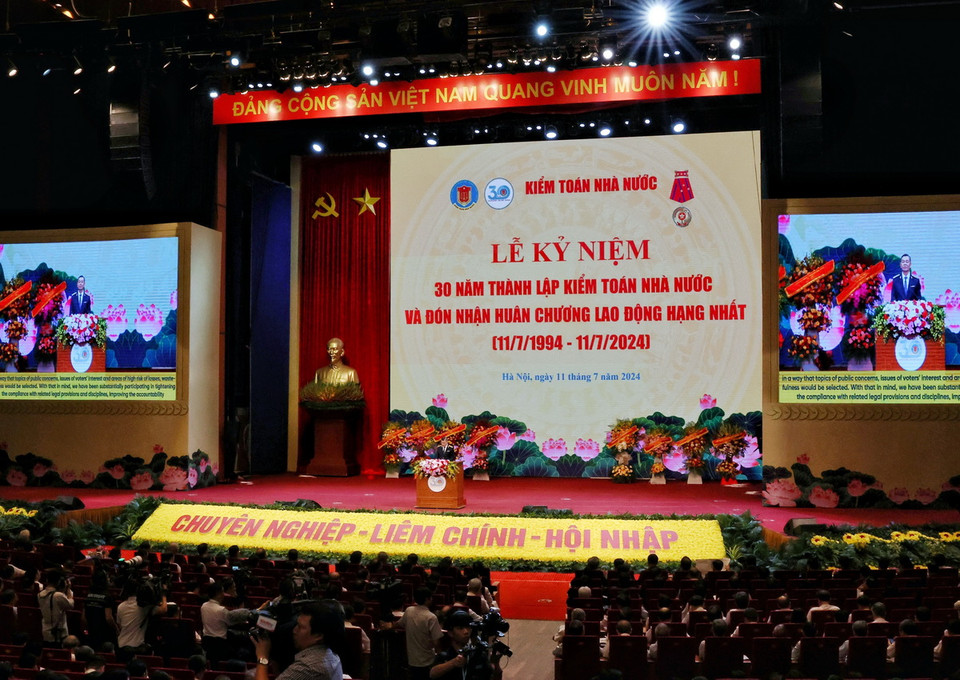 Quang cảnh Lễ kỷ niệm. (Ảnh: Phạm Hậu/TTXVN)