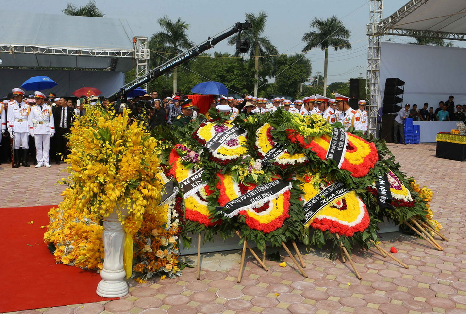 Mộ nguyên Tổng Bí thư Đỗ Mười tại quê hương ông - Khu Ma Vang, thôn 1, xã Đông Mỹ, huyện Thanh Trì, thành phố Hà Nội. (Ảnh: Doãn Tấn/TTXVN)