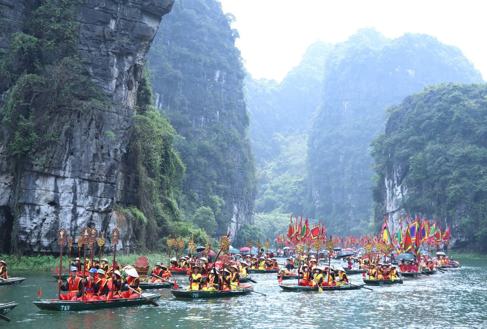 Nơi đây từng là căn cứ địa chống giặc ngoại xâm với thành là núi, đường là sông, cung điện là hang động. (Ảnh: Đức Phương/TTXVN)