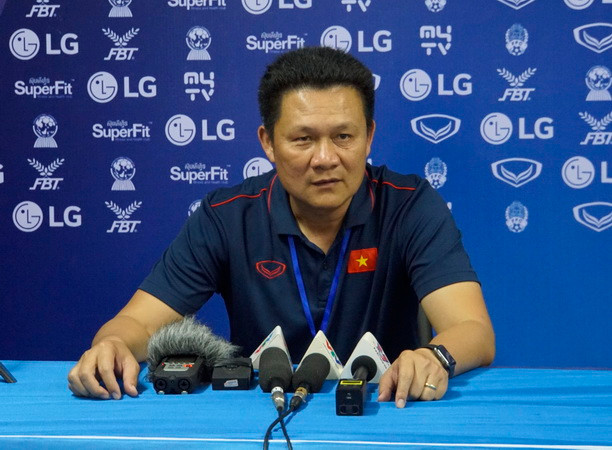 HLV Nguyễn Quốc Tuấn chia sẻ về chiến thắng của U22 Việt Nam ảnh 1