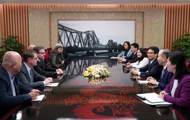 Phó Thủ tướng Vũ Đức Đam tiếp đoàn đại biểu Làng trẻ em SOS quốc tế ảnh 1