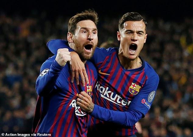 Messi và Coutinho cùng ghi bàn giúp Barcelona hạ M.U. Kết quả Champions League: Barcelona loại M.U, Juventus thua sốc ảnh 1