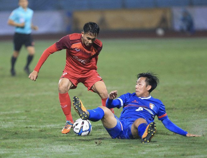 U23 Việt Nam áp đảo trước U23 Đài Bắc Trung Hoa. (Ảnh: VFF) U23 Việt Nam thắng đậm 6-1 trước U23 Đài Bắc Trung Hoa ảnh 1