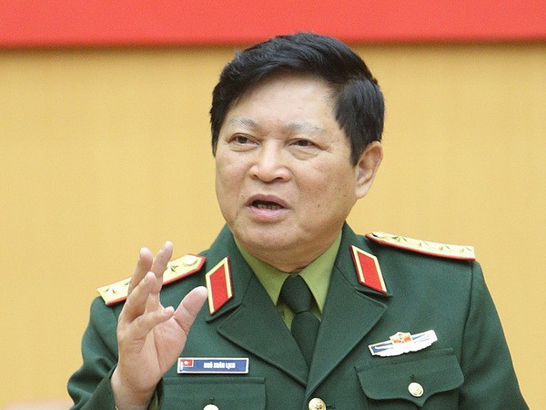 Đại tướng Ngô Xuân Lịch, Bộ trưởng Bộ Quốc phòng phát biểu định hướng nhiệm vụ trọng tâm năm 2019. (Ảnh: Dương Giang/TTXVN) Bộ Quốc phòng triển khai nhiệm vụ công tác tuyên truyền năm 2019 ảnh 1
