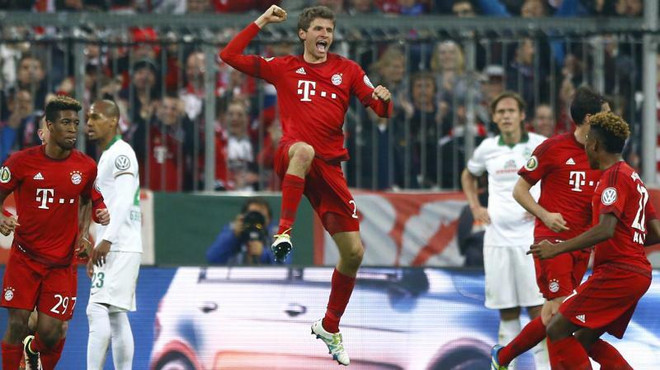 Thomas Mueller thi đấu ấn tượng sau khi bị loại khỏi tuyển Đức. (Nguồn: AP) Thomas Mueller: Mùa bóng kỳ lạ và hiệu ứng 'Joachim Loew' ảnh 1