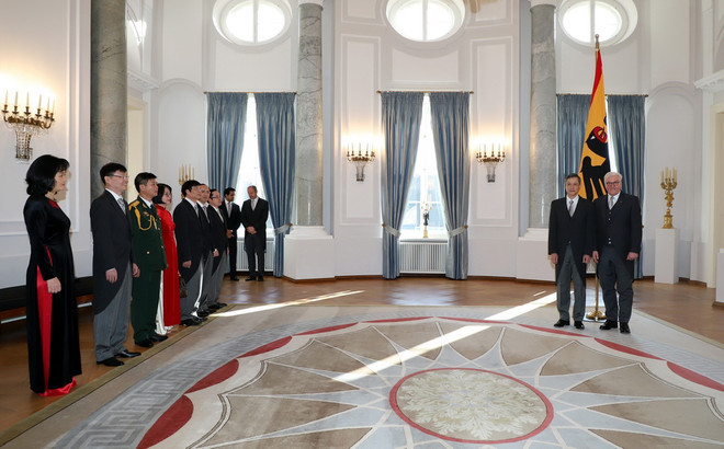 Đại sứ Nguyễn Minh Vũ trình Quốc thư lên Tổng thống Đức ảnh 2