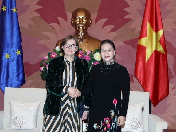 Chủ tịch Quốc hội Nguyễn Thị Kim Ngân tiếp Phó Chủ tịch EP ảnh 1