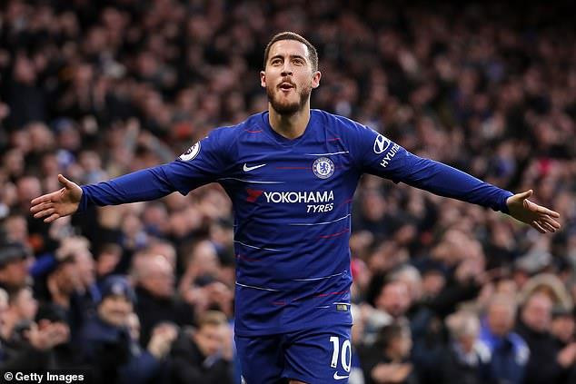 Hazard trong màu áo Chelsea. (Nguồn: Getty Images) Những bàn thắng đẹp của Hazard cho Chelsea ở mùa giải 2018-19 ảnh 1