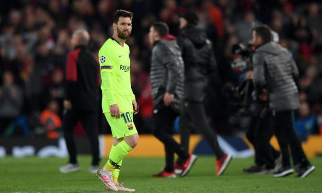 Messi lặng lẽ rời Anfield sau thất bại cay đắng của Barcelona ảnh 1