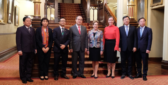 Bí thư Thành ủy Thành phố Hồ Chí Minh Nguyễn Thiện Nhân thăm Australia ảnh 4