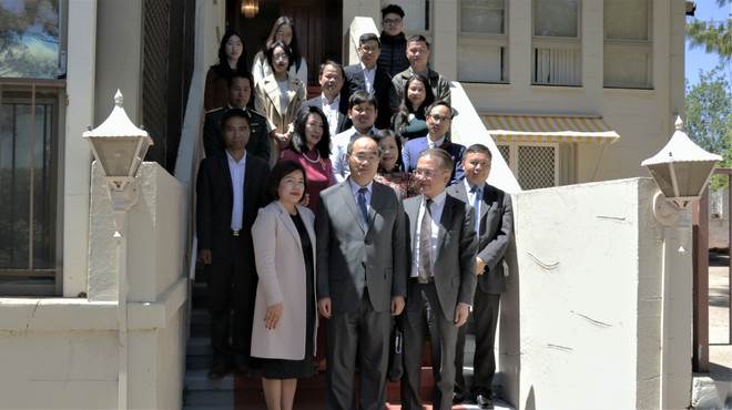 Bí thư Thành ủy Thành phố Hồ Chí Minh Nguyễn Thiện Nhân thăm Australia ảnh 2