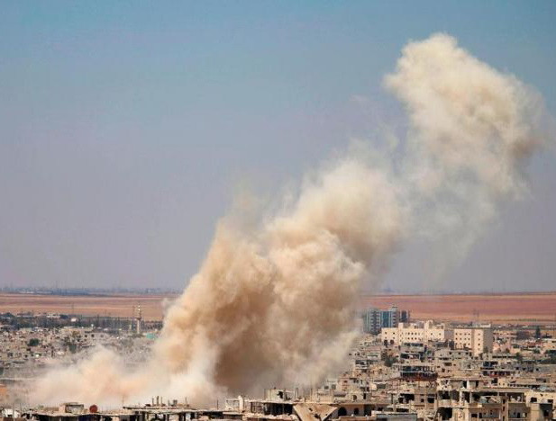 IS đang co cụm tại vùng lãnh thổ rộng 4km2 ở miền Đông Syria ảnh 1