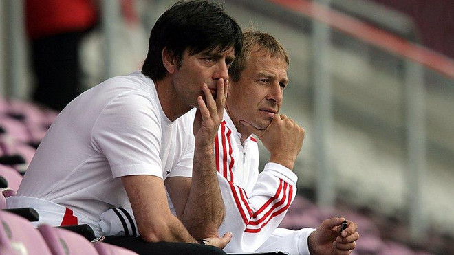 Jogi từ năm 2004 đến 2006 là trợ lý của Klinsmann. Juergen Klinsmann: Bóng đá Đức đã trong tình trạng báo động đỏ ảnh 3