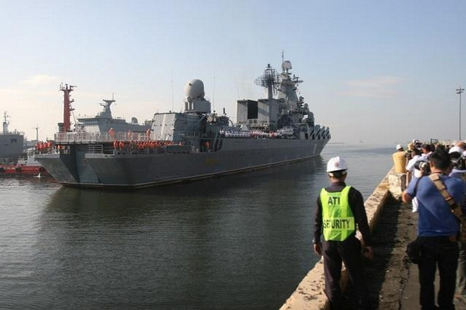 Tàu chiến Nga cập cảng Manila trong chuyến thăm Philippines 6 ngày ảnh 1