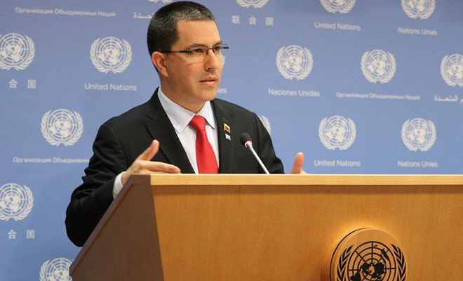 Ngoại trưởng Venezuela Jorge Arreaza. (Nguồn: ultimasnoticias.com.ve) Venezuela kiện các ngân hàng đóng băng tài sản của nước này ảnh 1