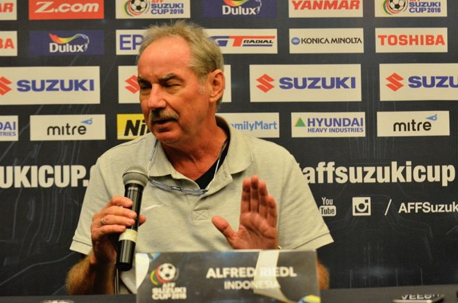 HLV Alfred Riedl hâm nóng trận "sinh tử" Việt Nam - Indonesia ảnh 1