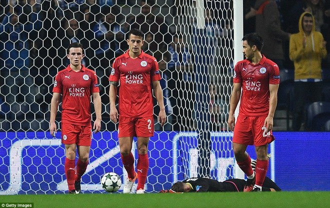 Leicester City thua thảm ở Champions League. (Nguồn: Getty Images) Porto khiến Leicester City đứt mạch bất bại bằng chiến thắng hủy diệt ảnh 1