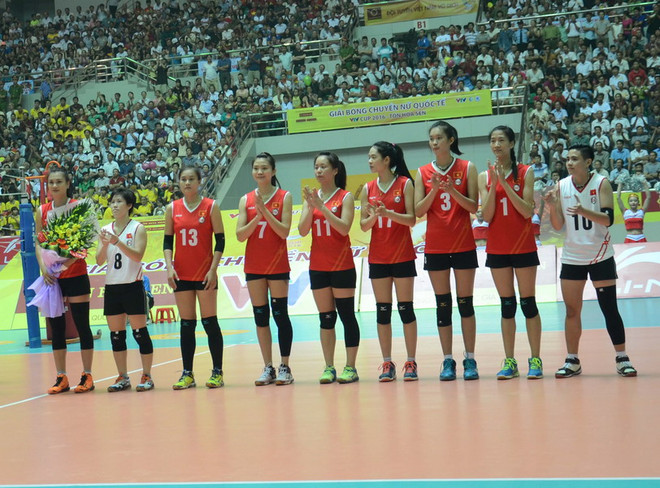 Đội tuyển bóng chuyền nữ Việt Nam bại trận trước CLB Chonburi ảnh 1