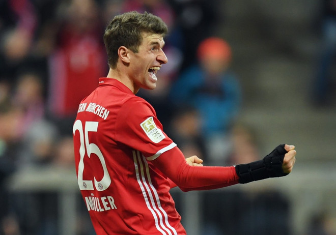 Mueller ghi bàn thắng đầu tiên sau 999 phút chờ đợi. (Nguồn: sueddeutsche.de) RB Leipzig bại trận, Bayern trở lại ngôi đầu sau màn hủy diệt ảnh 1